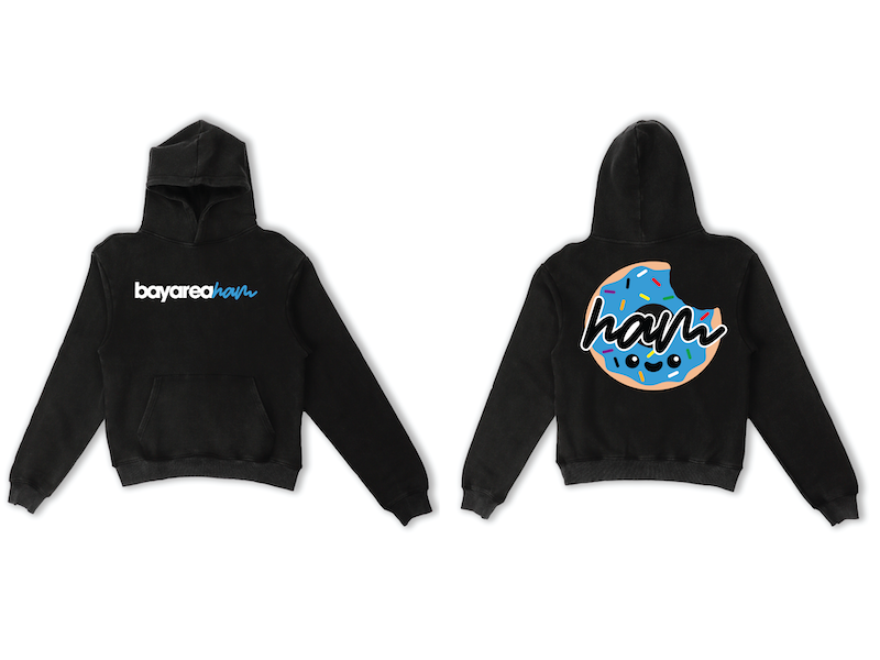 Blue Script Hoodie