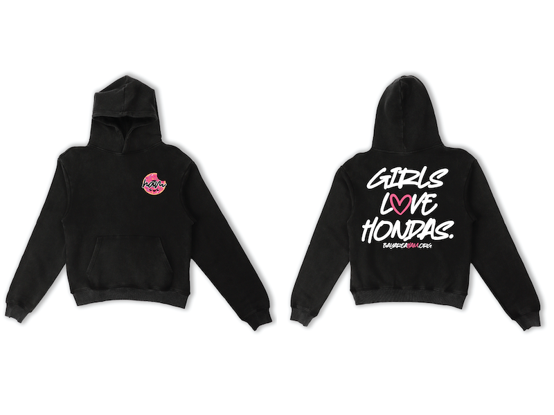 Girls Love Hondas Hoodie